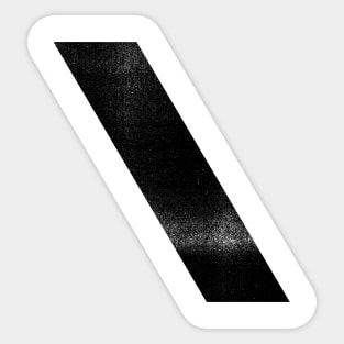 Backslash - Black Sticker